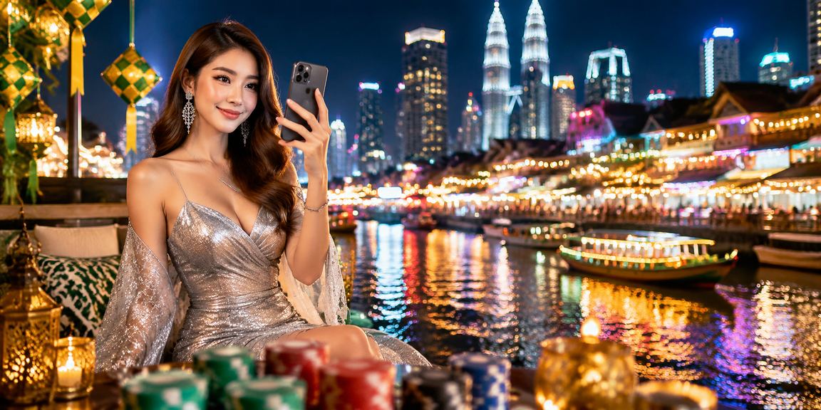 Pengguna Kuala Lumpur mengakses kasino mudah alih semasa perayaan Hari Raya di platform 21700